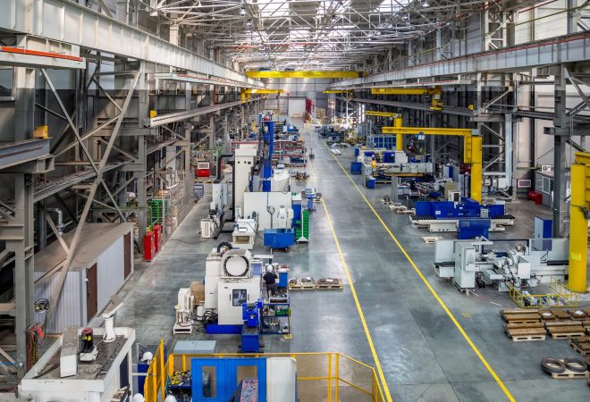 the interior metal manufacturing daylight the view from the top